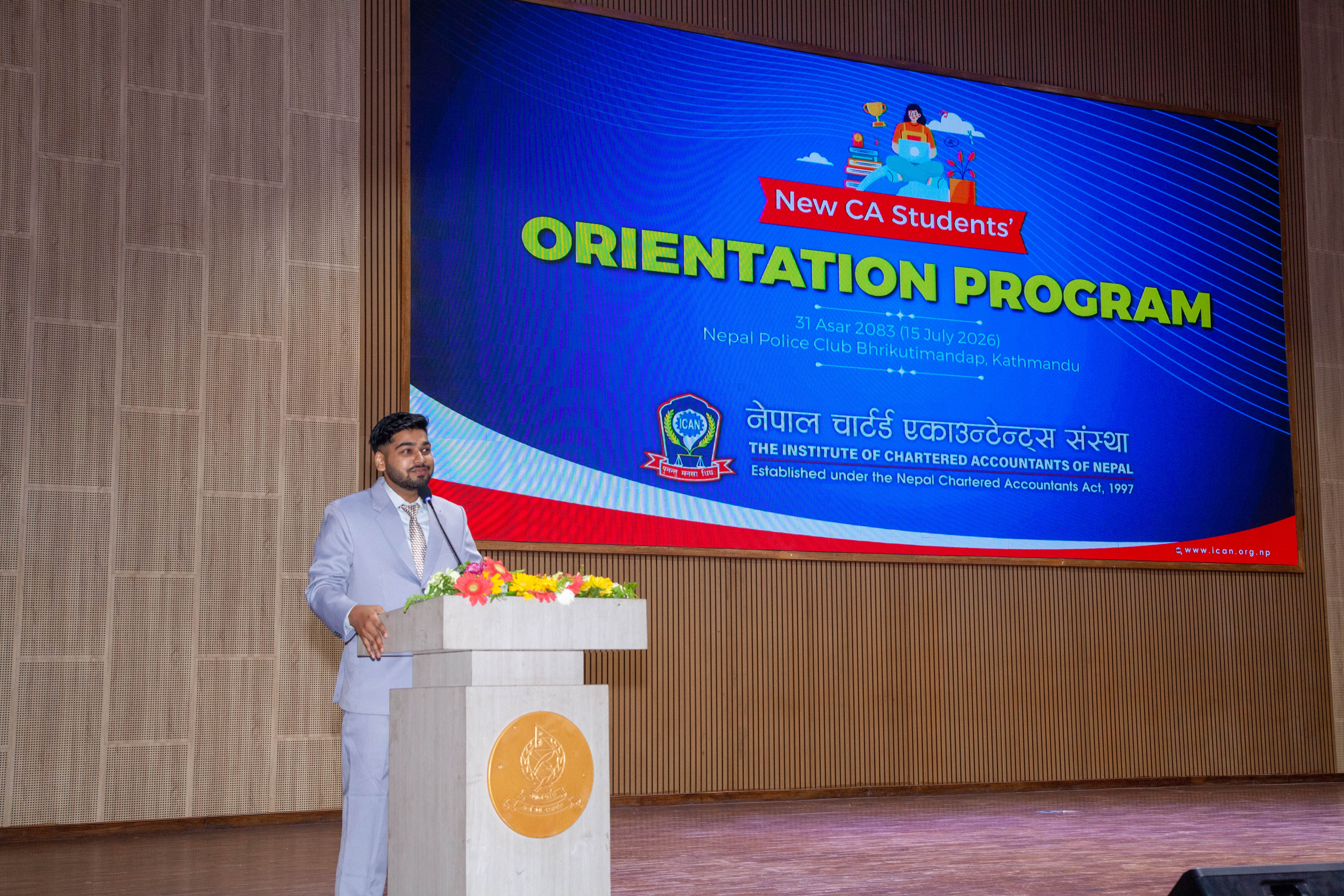 ICAN Successfully Conducts New Students' Orientation Program